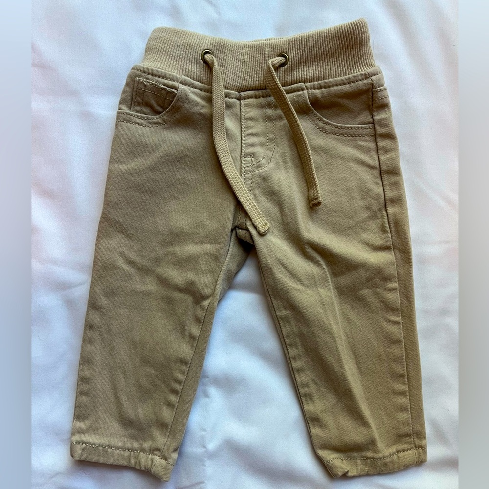 Little Bipsy Khaki Pants 6-12 Months